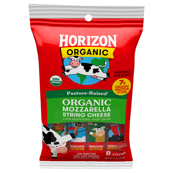Horizon Organic Mozzarella String Cheese - 8 ct