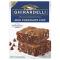 Ghirardelli Premium Milk Chocolate Chip Brownie Mix