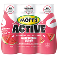 Mott's Active Watermelon Burst Hydrating Juice Beverage - 6 pk