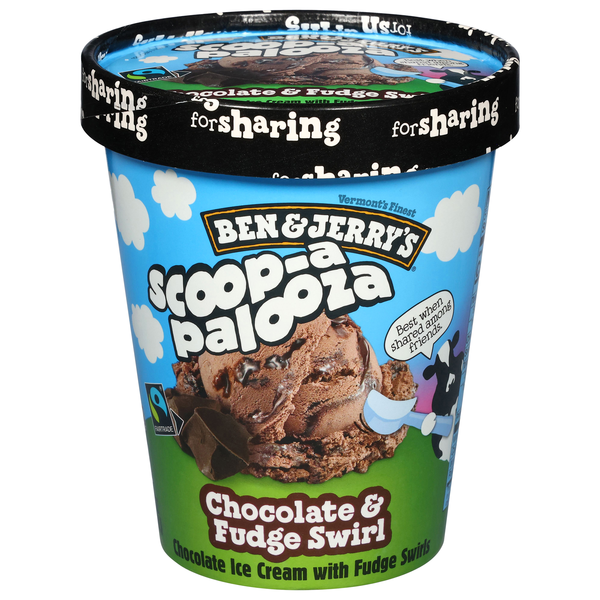Ben & Jerry's Scoop-a-Palooza Chocolate & Fudge Swirl Ice Cream