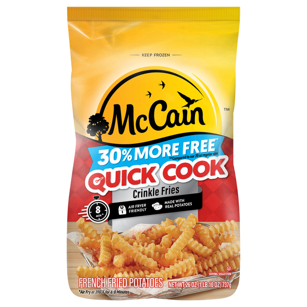 McCain Quick Cook Crinkle Fries Frozen