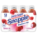 Snapple Zero Sugar Raspberry Flavored Iced Tea - 12 pk Plastic