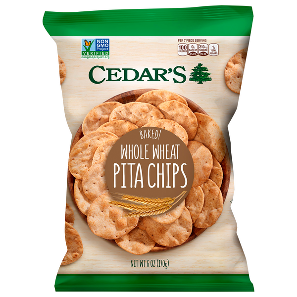 Save on Cedar's Baked Whole Wheat Pita Chips Order Online Delivery