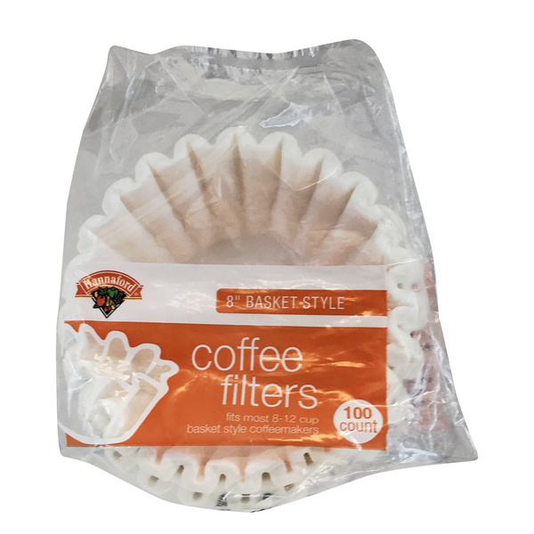 Hannaford Basket Style Coffee Filters 8 Inch