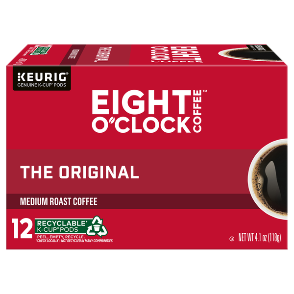 Eight O'Clock The Original Medium Roast Coffee K-Cup Pods