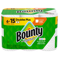 Bounty Full Sheet White Doubles Plus Paper Towels - 6 ct