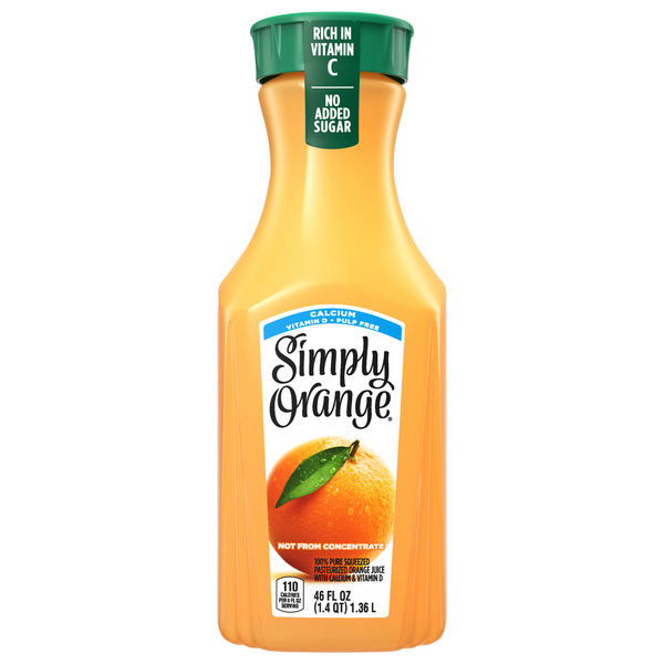 Simply Calcium Pulp Free Orange Juice
