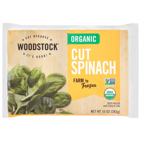 Woodstock Organic Cut Spinach Frozen