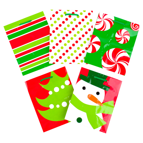 Hallmark Small Holiday Gift Bag Assortment 6 Inch