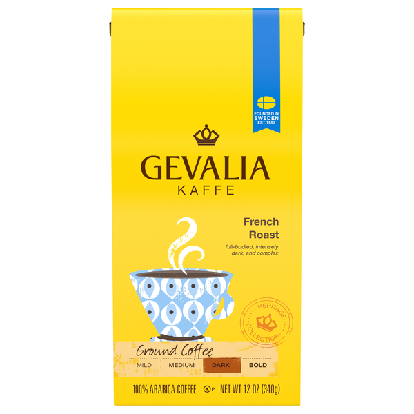 Gevalia French Roast Dark Roast Ground Coffee
