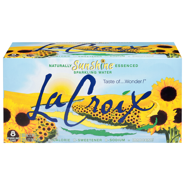 LaCroix Sunshine Sparkling Water - 8 pk