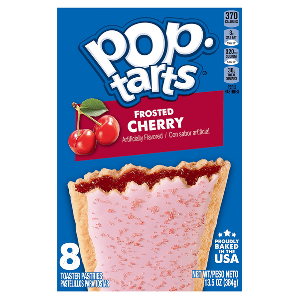 Pop-Tarts Frosted Cherry Toaster Pastries - 8 ct