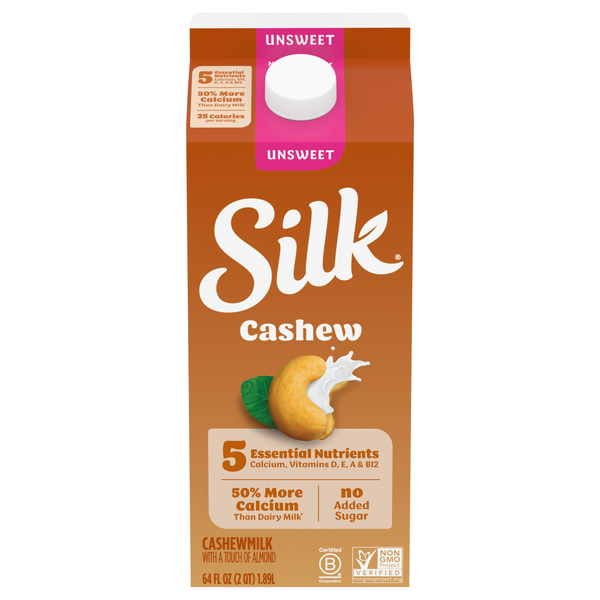 Silk Unsweet Cashew Milk