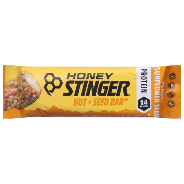 Honey Stinger Peanut Sunflower Seed Nut + Seed Bar