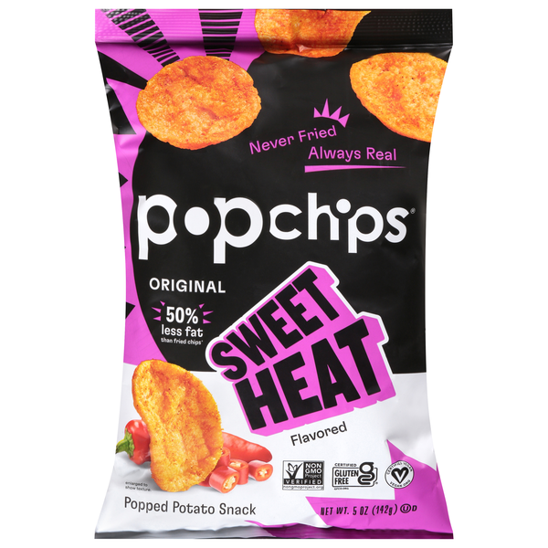 popchips Original Sweet Heat Popped Potato Snack