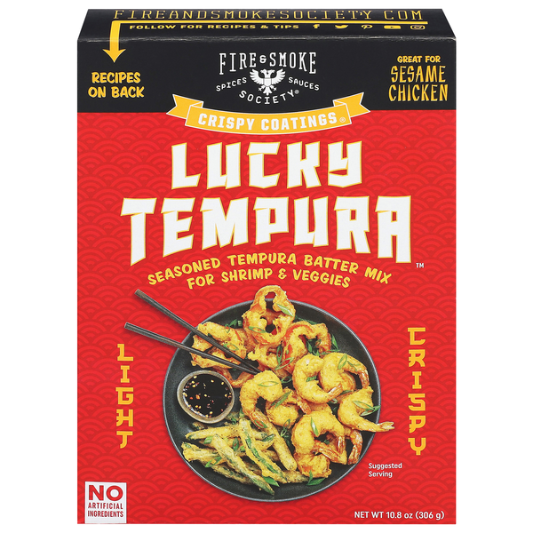 Fire & Smoke Society Lucky Tempura Crispy Coatings Batter Mix