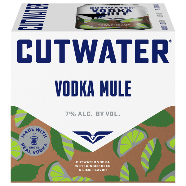 Cutwater Vodka Mule Cocktail - 4 pk