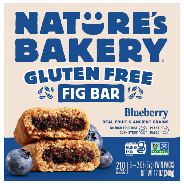 Nature's Bakery Gluten Free Blueberry Fig Bars - 6 ct