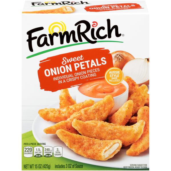 Farm Rich Sweet Onion Petals Frozen
