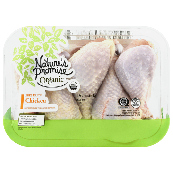 Nature's Promise Organic Free Range Chicken Drumsticks Fresh