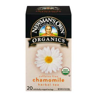 Newman's Own Organics Caffeine Free Chamomile Herbal Tea Bags