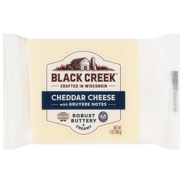 Black Creek Cheddar Cheese with Gruyere Notes Block