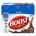 BOOST Plus Rich Chocolate 14g Protein Complete Nutritional Drink - 6 pk