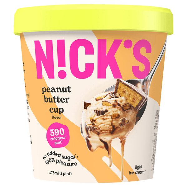 N!ck's No Added Sugar Light Peanut Butter Cup Ice Cream