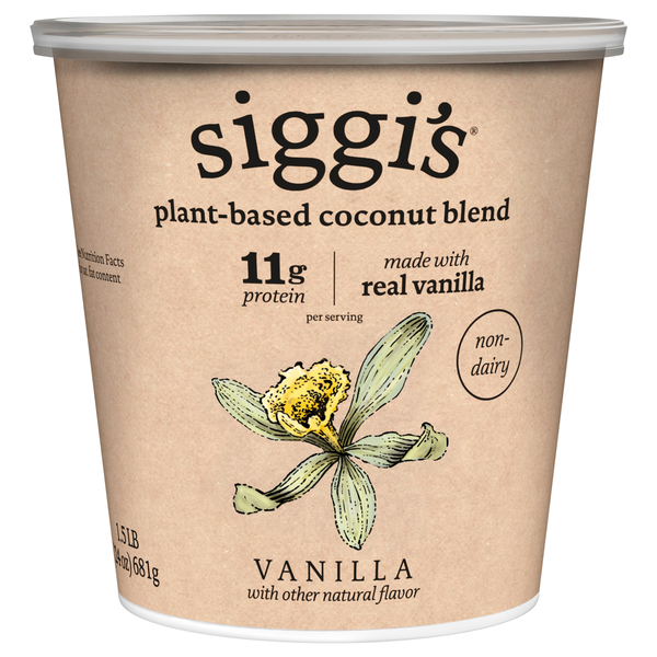Siggi's Plant-Based Coconut Blend Non-Dairy Vanilla Yogurt