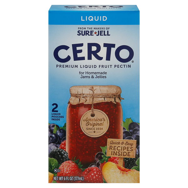 Certo Premium Liquid Pectin Fruit - 2 ct