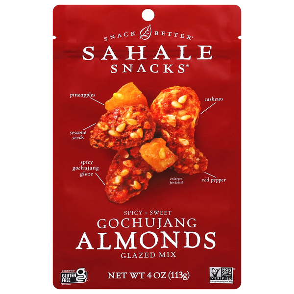 Sahale Snacks Gluten Free Gochujang Almonds Glazed Mix