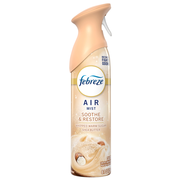 Febreze AIR Mist Whipped Warm Sugar Shea Butter Freshener Spray