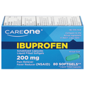 CareOne Ibuprofen Pain Relief 200 mg Softgels