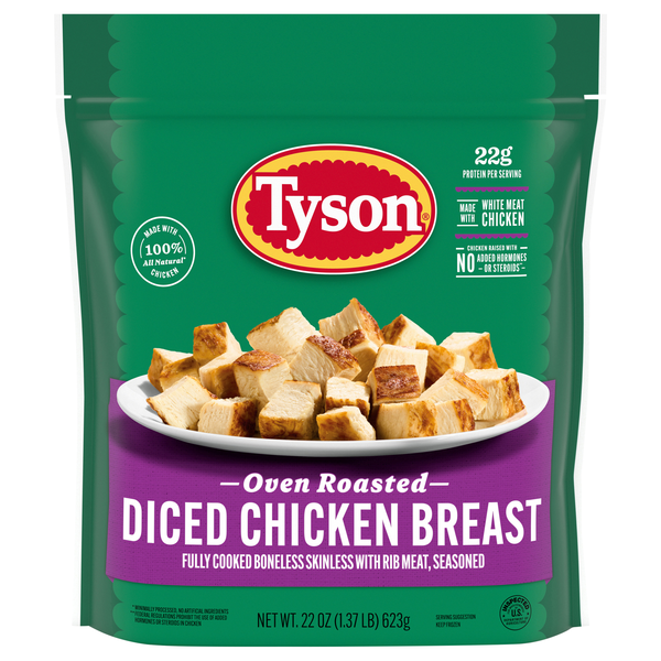 Tyson Grilled & Ready Chicken Breast Oven Roasted Diced Frozen