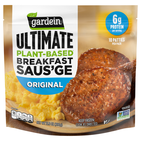 Gardein Ultimate Plant-Based Original Breakfast Saus'ge Patties Frozen