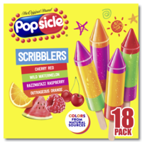 CRAYON POP Evolution 크레용팝 サイン メッセージ 非売品 Popsicle Crayola Scribblers Assorted Fruit Flavors Ice Pops - 18