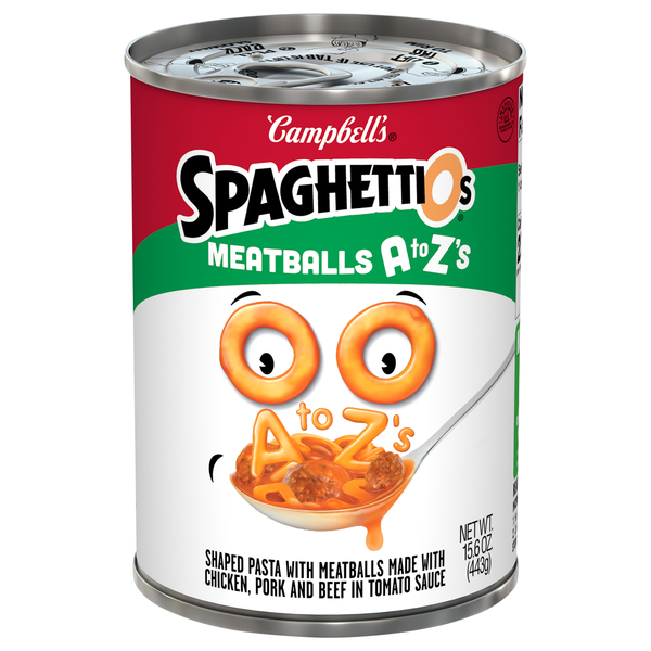 Campbell's SpaghettiOs A To Z's with Meatballs