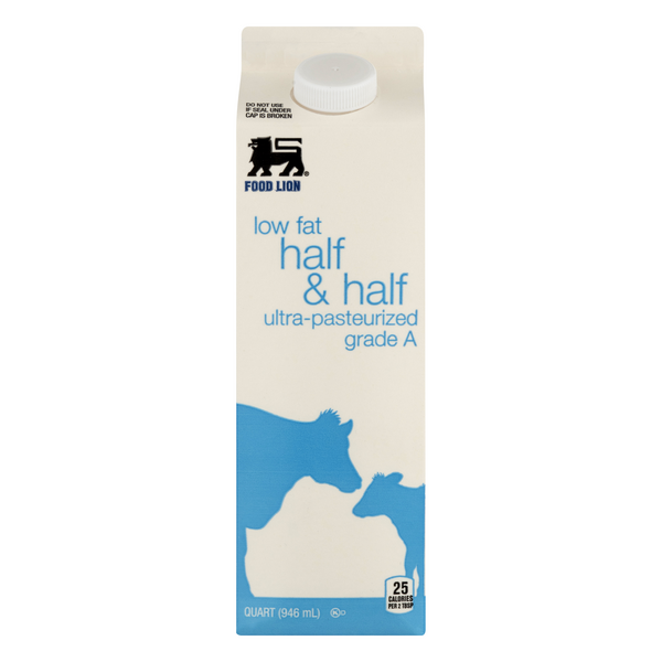 Save on Food Lion Half & Half Low Fat UltraPasteurized Order Online