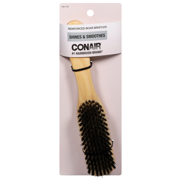 Conair Smooth & Shine Wood Flair Brush