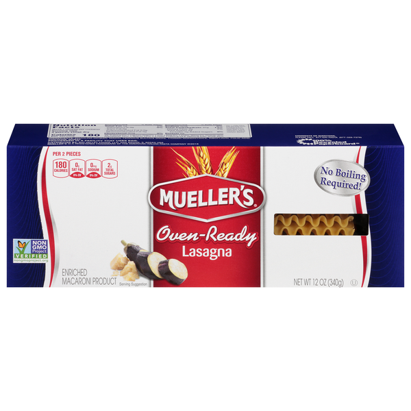 Mueller's Oven Ready No Boil Lasagna Pasta