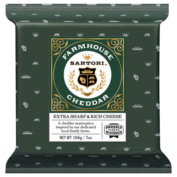 Sartori Extra Sharp Farmhouse Cheddar Cheese Block