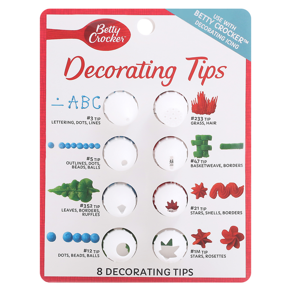 Betty Crocker 8 Designs Decorating Tips