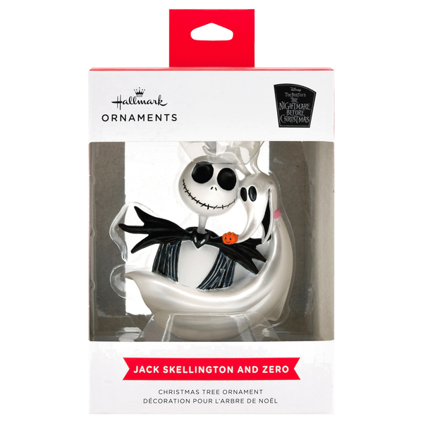 Hallmark Tim Burton's The Nightmare Before Christmas Jack & Zero Ornament