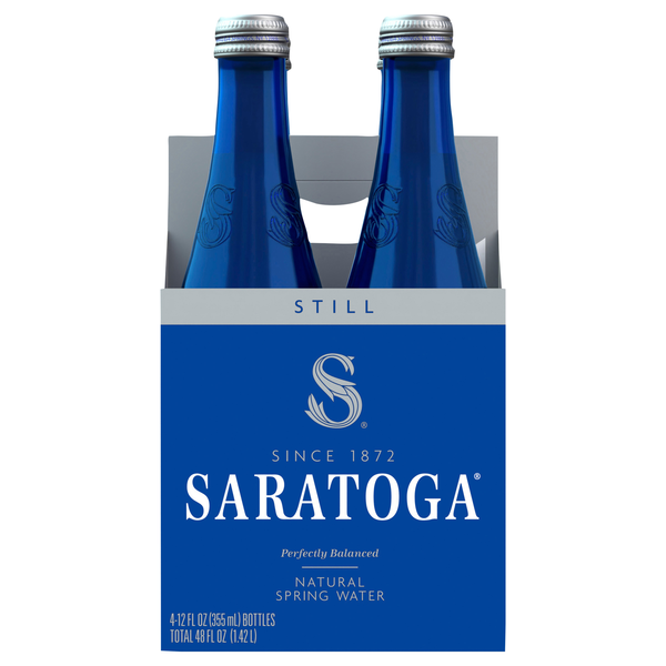 Saratoga Still Natural Spring Water - 4 pk