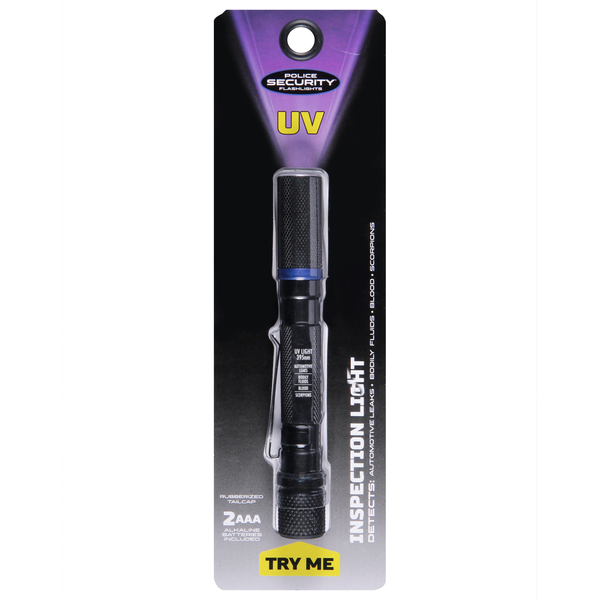 Police Security UV Inspection Light Flashlight