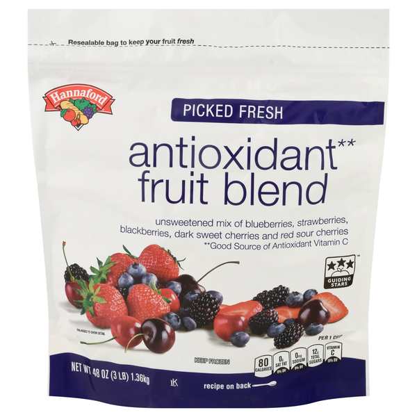Hannaford Picked Fresh Antioxidant Fruit Blend Frozen