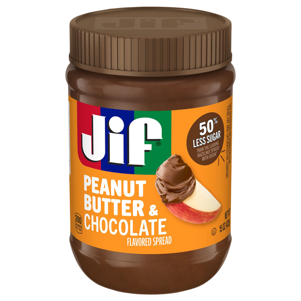 Jif Peanut Butter & Chocolate Flavored Spread