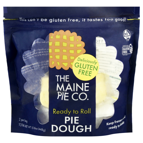 The Maine Pie Co. Gluten Free Ready to Roll Pie Dough - 2 ct Frozen