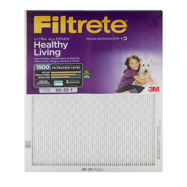 Filtrete Air Filter Ultra Allergen Healthy Living 20 X 25