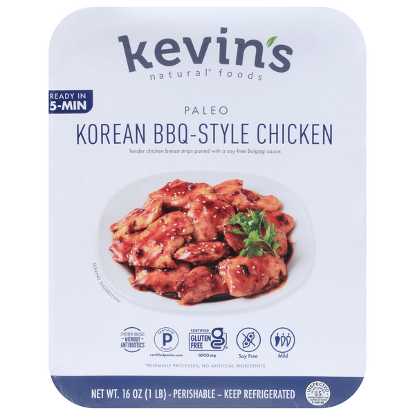 Kevin's Natural Foods Paleo Korean BBQ-Style Chicken Refrigerated